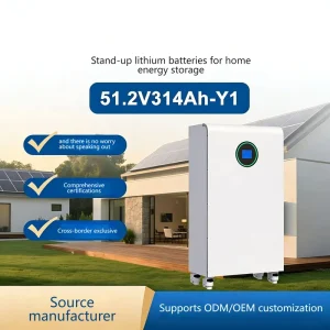 Parallel and Off-grid Lithium Iron Phosphate Battery 314Ah Home Energy Storage 16kWh Vertical Multiple Units in Parallel