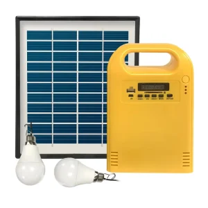 Phone Charging Solar Home Lighting System with LiFePO4 Battery and PWM Controller for Outdoor and Indoor Use