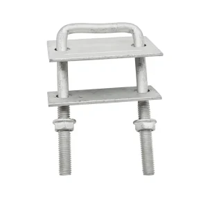 Photovoltaic Accessory Hot Dip Galvanized Model 40×60 Waterproof Bent Pressing Plate Square Tubes Groove Bayonet Solar Mounting
