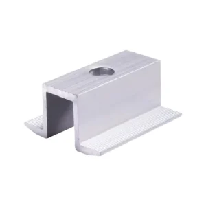 Photovoltaic Medium-pressure Side Pressure Blocks Aluminum Alloy PV Module Frames Middle Support Plates Solar Roof Carport Clamp