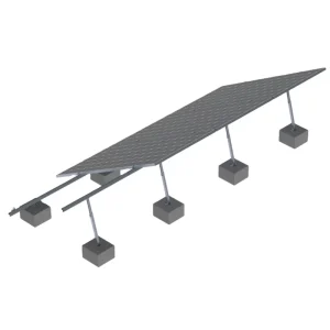 Photovoltaic Rooftop Mounting Accessories Kits Solar Panel Support Frame Brackets Ground Mount PV System Rail Bracket