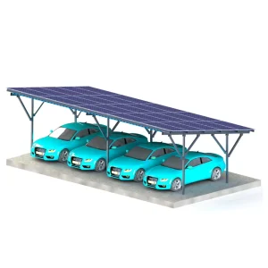 Photovoltaic Solar Carport Mounting Carbon Steel or Aluminum Fixed Roof Racking Bracket Structure