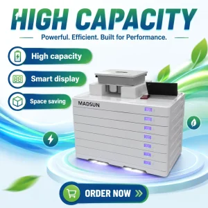 Photovoltaic Solar Home Energy Storage 50kwh 42kwh 35kwh 28kwh 45kwh 60kwh 90kwh 100kwh LiFePO4 Battery Touch Screen