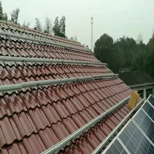 Pitched Tile Roof Solar Mounting System with Roof Hook