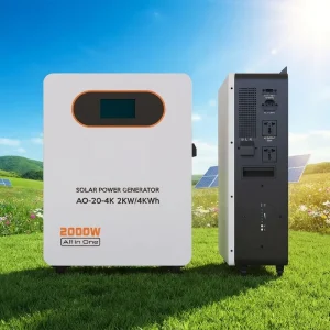 Plug and Play Solar Generator LiFePO4 Portable Power Station With BMS 300W-5000W Pure Sine Wave Inverter for Outdoor