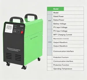 Portable 1000W 1500W Pure Sine Wave Solar Generator MPPT 12V 24V Off Grid Solar Kit Featuring Lead Acid Batteries Jump Starter