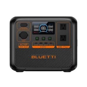 Portable 1000W Lithium Ion MPPT Solar Generator with Pure Sine Wave Inverter Car Compatible Cigar Lighter & External Battery