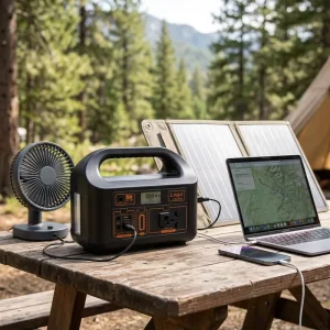 Portable 150W 300W 500W Power Station Solar Panel Generator Car Battery Cigar Lighter with Lead Acid Battery