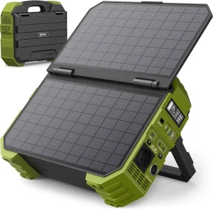 Portable 1600W AC Power Station Generation 4 1024Wh LiFePO4 Battery 40W Solar Panel Fast PD100W PWM Pure Sine Wave Outdoor