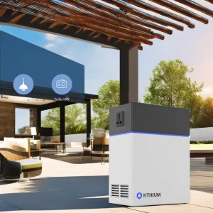 Portable 2000W LiFePO4 Power Station 1KWH BMS Solar Panel Generator Pure Sine Wave MPPT for Home Emergency Grid Support