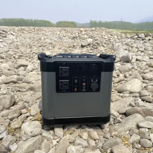 Portable 2000W Solar Power Station Generator System Lithium Ion Battery MPPT Flashlight RV Port Cigar Lighter for Home Use