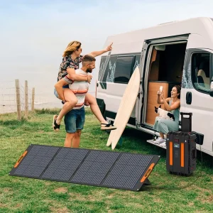 Portable 200W Foldable Monocrystalline Solar Panel for Power Station IP67 Waterproof for Camping