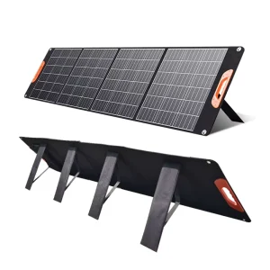 Portable 200W Foldable Solar Panel 23% Efficiency High Efficiency Mono Cells IP65 66 Waterproof Outdoor Camping Mobile