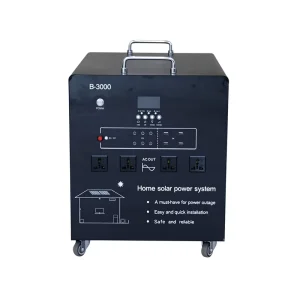 Portable 3000W Emergency Power Station MPPT Controller High Capacity Home Backup Camping Including Flashlight Jump Starter