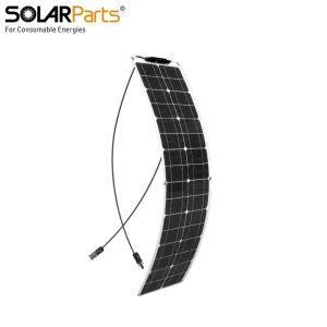 Portable 50W Mono Flexible Solar Panel Scratch Resistant Easy Installation for Van Camper