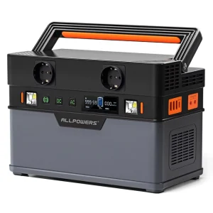 Portable 700W Power Station for European Solar Generator Batteries LiFePO4 for Camping Outdoor Emergency Use
