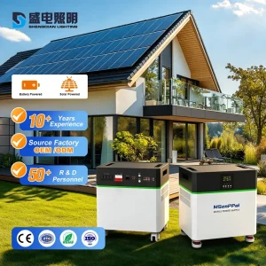 Portable All-in-One Hybrid Solar Power Station, 1.6kW/3kW, Household Energy Storage, Home Use