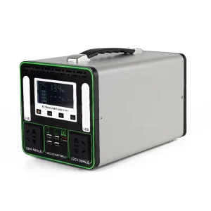 Portable Battery Outdoor Emergency 1000W Power Supply 500W Solar Generator 1200W Camping Power Station