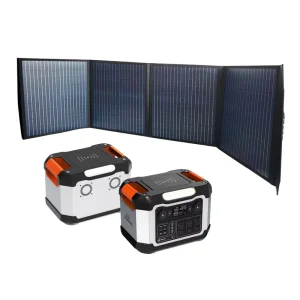 Portable Electric Charging Power System 220V with USB DC Sockets 1200W LiFePO4 Solar Power Station Multi Function