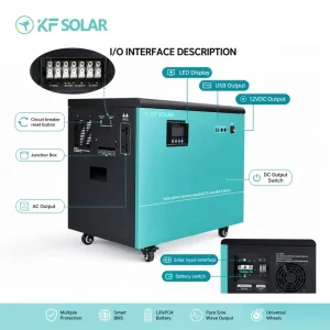 Portable Electric Power Station Solar Power Generator Systems High Efficiency Solar Generator