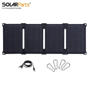 Portable Foldable Solar Panel Charger Supports All USB Devices