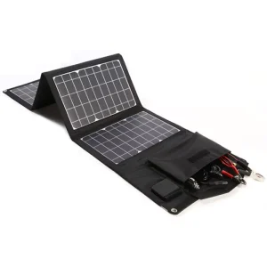 Portable Foldable Solar Phone Charger Solar Panel for Mobile Outdoor Camping Hiking 28W 30W 5V 3A