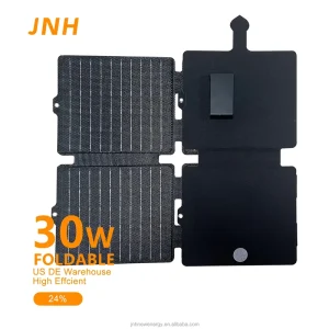 Portable Folding Solar Charger for Camping 100W Monocrystalline 4 Fold 18.24V 5.48A for Jungle Bushcraft Outdoor Survival