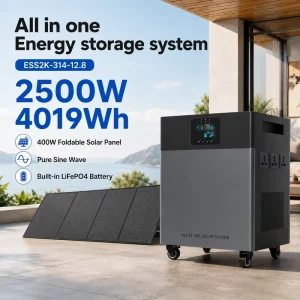 Portable Home Energy Storage System 300W 500W 1200W 2500W LiFePO4 Battery for Home Outdoor Use
