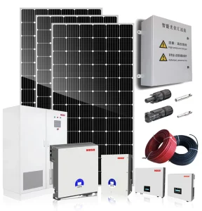 Portable Home Power System 10000W Inverter Solar with 10kw 20kw 30kw Capacity Lithium Ion and Lead Acid Battery Options