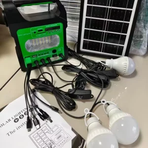 Portable Home Solar Lighting System with PWM Controller, Monocrystalline Solar Panel, Battery, Emergency DC System