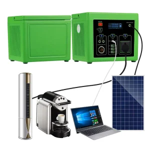 Portable Hybrid Solar Energy Home Power System with Metal ABS Material