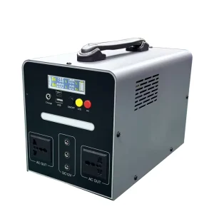Portable Iron Power Station 500W 1000W Peak 384Wh 12.8V 30Ah LiFePO4 Sine Wave AC220V Solar Generator With DC USB Type C Output