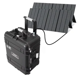 Portable LiFePO4 Electric Solar Generator 6000W Power Station with Solar Panel for Outdoor Camping and Emergency Backup