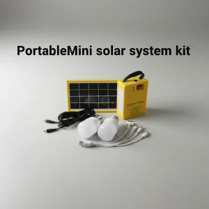 Portable Mini Solar System Kit LED Light Off Grid Lithium 3W 5W 8W Emergency Light Household Lamp System