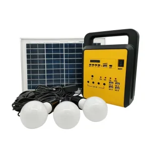 Portable Off-Grid Home Solar Power System Generator Kit for LED Lighting, Mobile Phone Charging, and Outdoor Emergency Supply