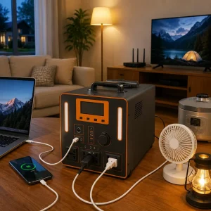 Portable Outdoor Solar Generator 1500W 2500W Power Station 2 Year Warranty LifePo4 Battery Solar Power Bank for Outdoor Home