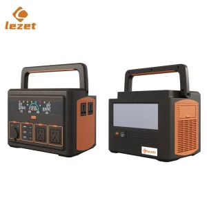 Portable Outdoor Solar Power Station with Car Charging, 600W-2500W, 3 USB Ports, 2 Type-C Ports
