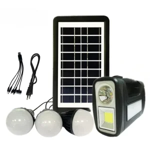 Portable PWM Solar Home Lighting System Kit Monocrystalline Silicon Solar Panel Flashlight Camping Lamp Indoor Outdoor Use