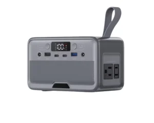 Portable Power Bank 100W Mini Solar Generator With AC Outlet Fast Charge Outdoor Emergency Backup Lighting for Camping Travel