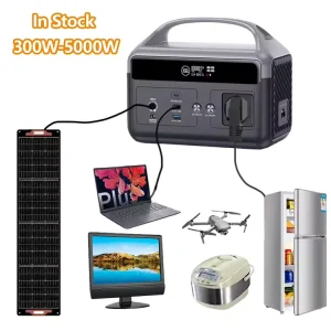 Portable Power Station 200W 300W UPS Lithium Battery Mini Solar Generator Power Bank