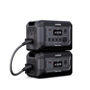 Portable Power Station, 2048Wh, Camping Solar Generator, Lithium Battery, 110V AC/DC, USB QC3.0, LED Flashlight for Backup