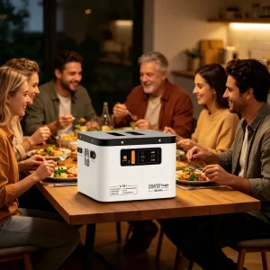 Portable Power Station 300W LiFePO4 Battery UPS Backup Emergency Supply