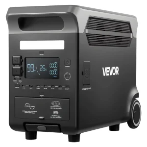 Portable Power Station 3600W 3840Wh Solar Generator with 10 Output Ports Adjustable Input Power Expandable Option