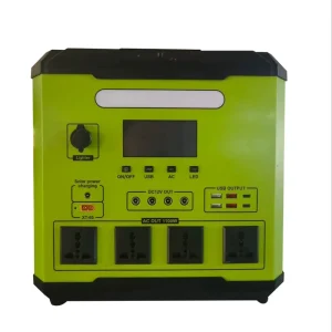 Portable Power Station 600W 1100W 1500W Solar Generator AC USB Type-C Output Home Fridge Laptop Camping Emergency