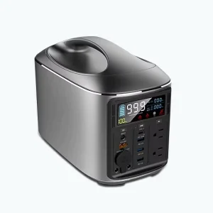 Portable Power Station 740Wh Solar Generator with AC Outlet 4 USB Ports for Office