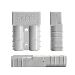Portable Power Station Battery Plug 50A 2 Pole DC Connector for Solar Generator Cable and Power Box