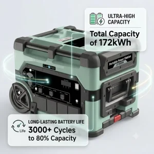 Portable Power Station High Watt Solar Generator