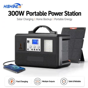 Portable Power Station Solar Generator With Pure Sine Wave Inverter 3000W Fast Charging Backup Energy System for Home Use