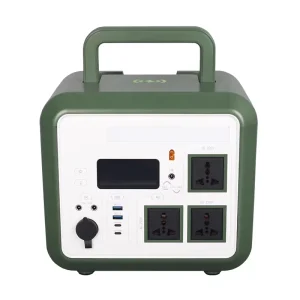 Portable Power Station with Solar Energy Lithium Ion Battery Pure Sine Wave Inverter for Outdoor Use