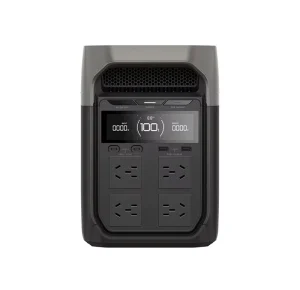 Portable Power Stations with Pure Sine Wave Inverter and MPPT Controller External Battery